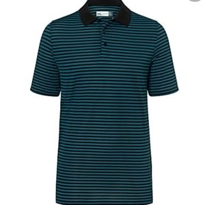 Kjus L Comfort fit stripe polo blue black
